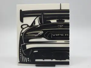 2D Wall Art Dodge Viper GTS ACR