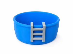 Mini Dollhouse Swimming Pool with Removable Ladder
