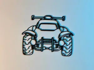 Art mural Line Art Octane Front Rocket League