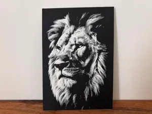 Hueforge lion