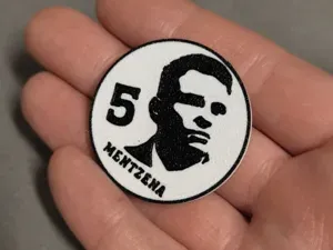 Mentzen Coin, magnet, keychain , safety pin!