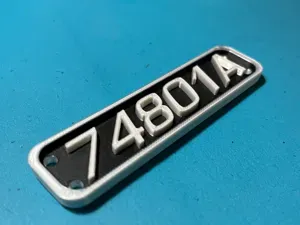 Blank Vex IQ License Plate (2x8)