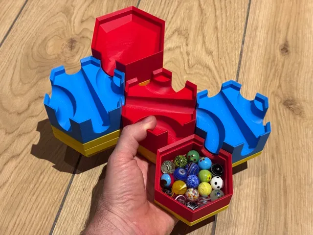 Big Roll Hexfinity - Now for 16mm Marbles!