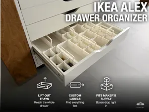 Modular IKEA ALEX Drawer Organizer