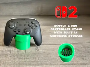 Switch 2 Pro Controller stand & cartridge storage