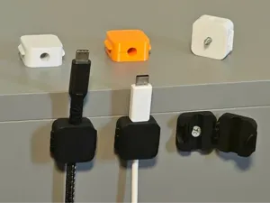 Print-in-Place Cable Holder – Screw Mount - Fast