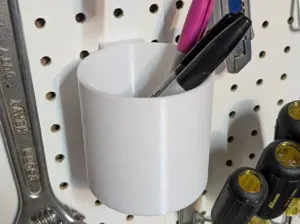 Pegboard Cup/ pen & marker holder v2