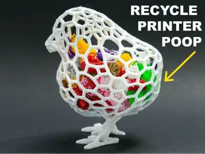 Easter Poop Recycling Chick