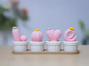 LOVE · 针织仙人球摆件 |螺纹组装|免支撑易打印