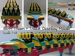 B&M Train + Track Display Model