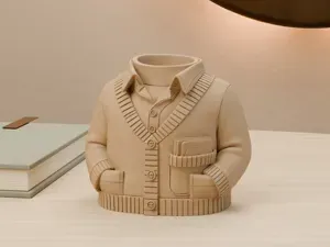 Back to School Teacher Bust Pen Holder