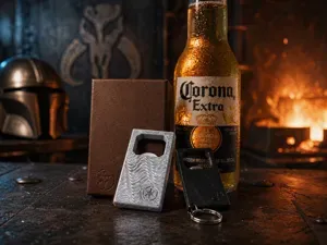 Beskar Bottle Opener - Mandalorian Bar Essential