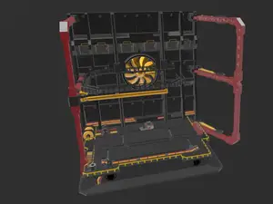 1:100 Scale Gundam Hangar (Righthand swing arm)
