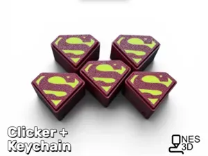 Superman Clicker + Keychain