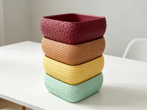 178mm可堆叠方形收纳盒一(Stackable square storage box 1)