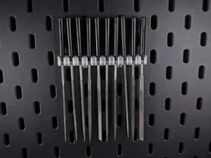 Needle file holder for Ikea Skadis - 10 slots