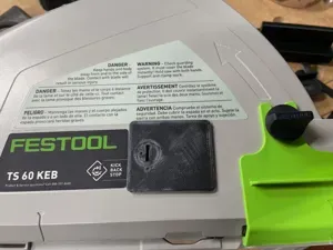 Festool TS60 arbor dust cover