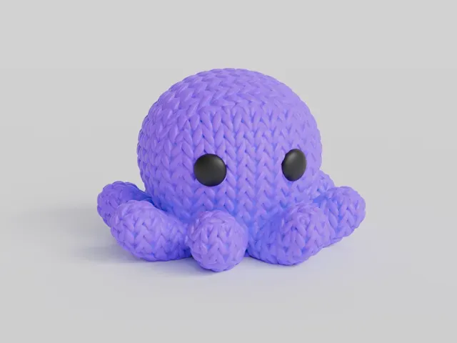 Knitted Octopus — Фото 4 из 4