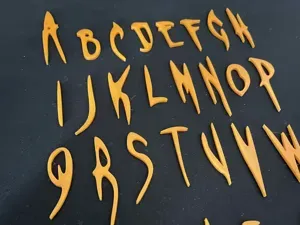 Alphabet Letters & Numbers – Gothic - Halloween