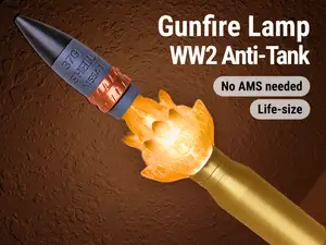 WW2 Anti-Tank Round with Light-up Explosion