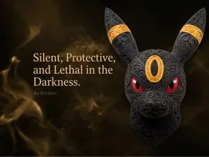 Umbreon - Arte de pared - Fan art de Pokémon