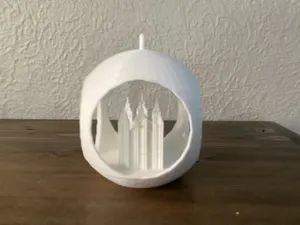 Salt Lake City Utah Temple Ornament.