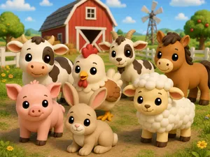 Cute Farm Animal Collection –Adorable Farm Animals