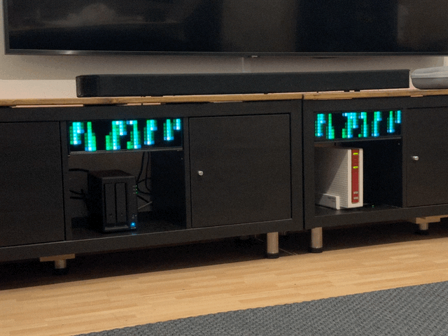 8 x 32 LED Matrix Awtrix Home Assistant
