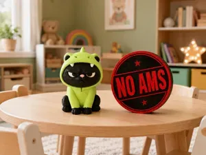 Grumpy Dino Cat