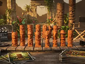 Movie Tiki Totem Set