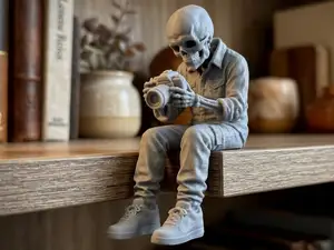 Ledge SkulZ - Edge Sitting Photographer Skull!