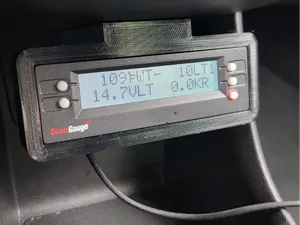 Chevy Spark scan gauge mount