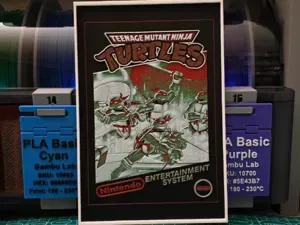 Teenage Mutant Ninja Turtles Game Poster Hueforge