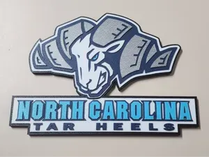 North Carolina Tar Heels Wall Display
