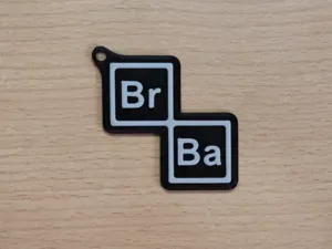 Breaking Bad Logo Keychain – 3D Printable Fan Art