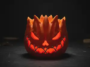 火焰邪恶南瓜（蜡烛灯）