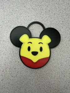 Winnie The Pooh Mickey Ears Ornament/Zipper Pull