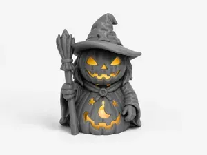 Pumpkin Witch –Halloween-Hexe für LED-Teelicht