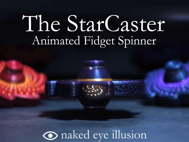 Fidget Spinner Illusion (animated)