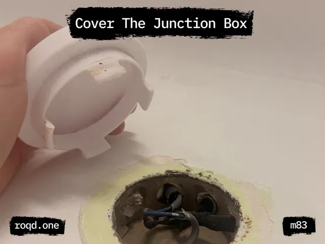 Round Junction Box Cover with Cable Pass-Throughs — Фото 2 из 4