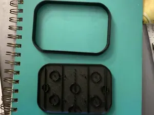 ice rink cookie cutter and stamp