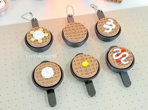 Waffle Clicker Keychain