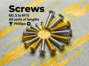 M2.5 - M10 Countersunk Screws All Sorts of Lengths