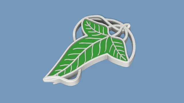 Leaf Of Lorien style hair clip — Image 7 of 8