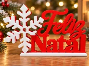Christmas Standing Decoration – Feliz Natal