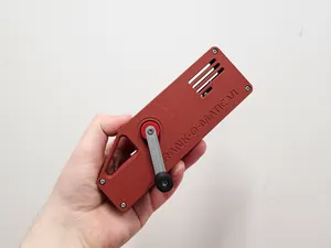 Crank-O-Matic V1: Pocket Gatling Gun 