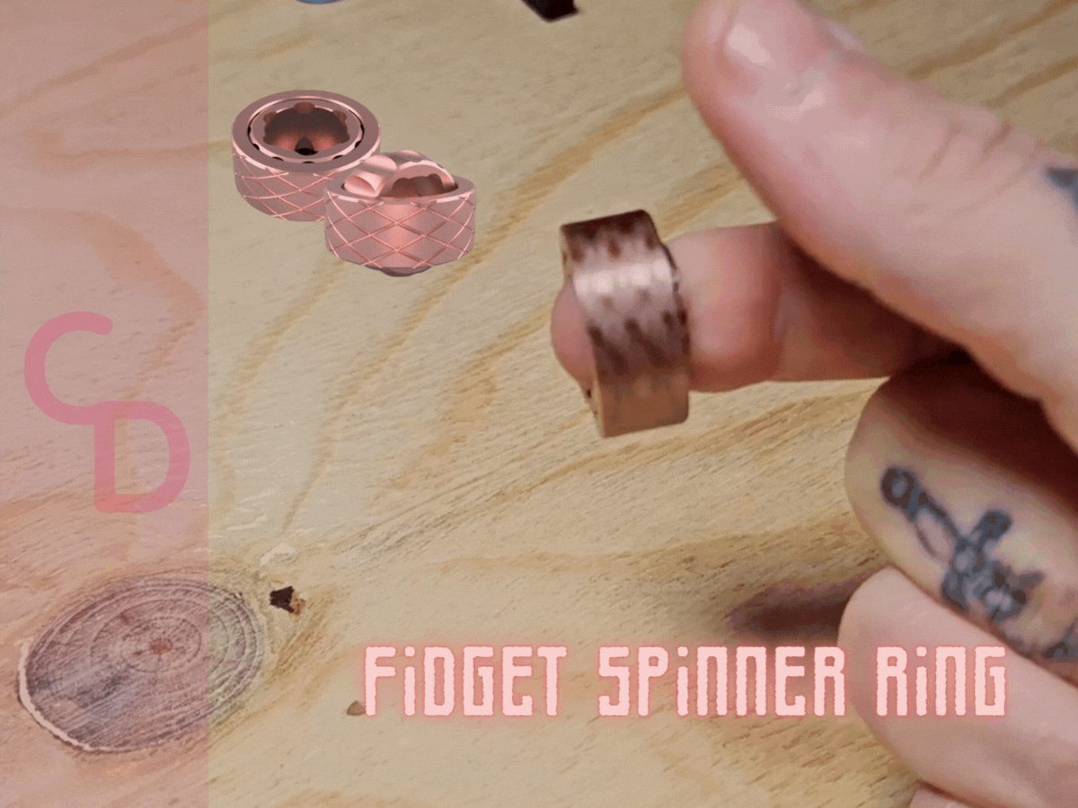 Fidget Spinner Gyro Ring