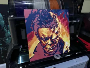 Michael Myers hueforge print - Halloween