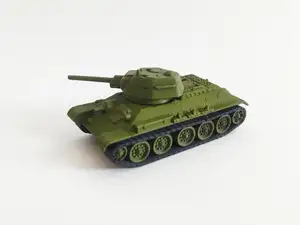 T34-76 tank model 1:72 scale