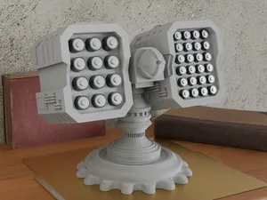 Sci-fi Rocket Launcher Battery Holder